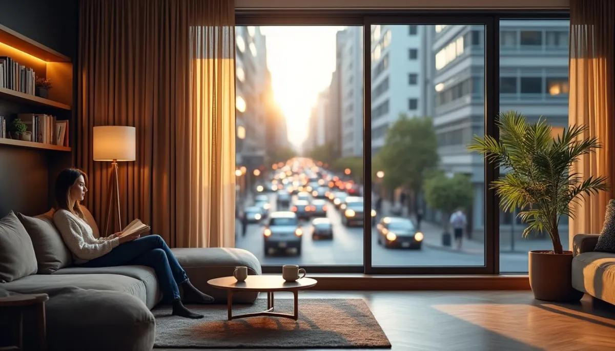 Réduire le bruit de la rue dans un appartement