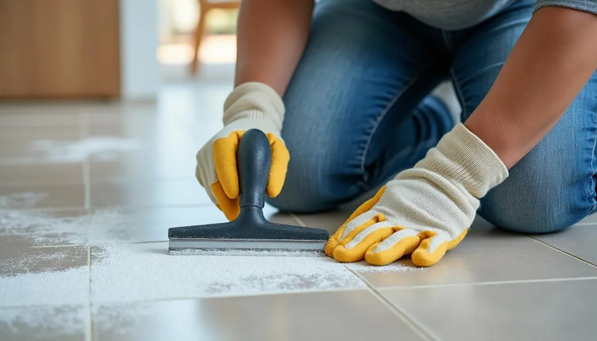 Refaire des joints de carrelage sales